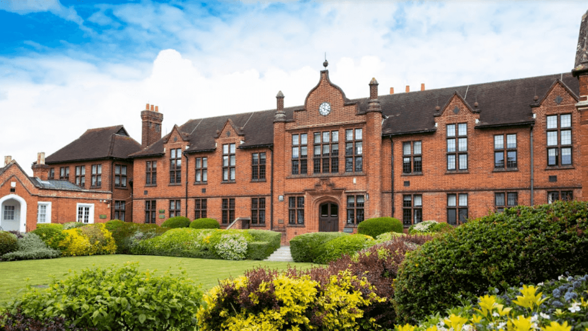 Strode's College building.
